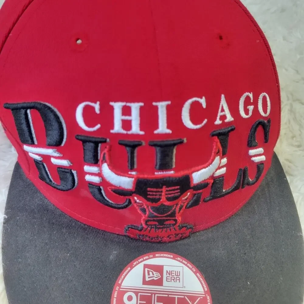 Chicago Bulls New Era Hardwood Classics Embroidered Snapback Red Hat OS